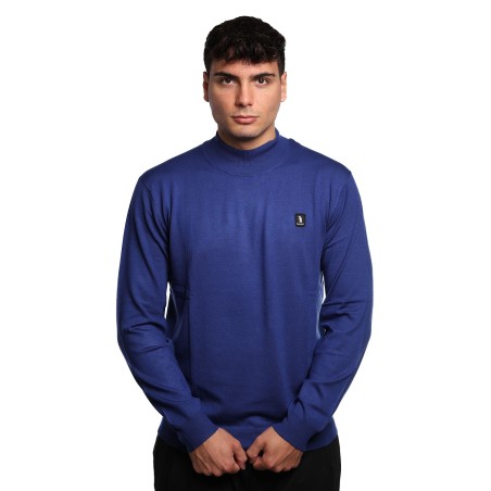 maglioncino refrigue UOMO BLU ELETTRICO BLUE - 2811W00186 vista frontale