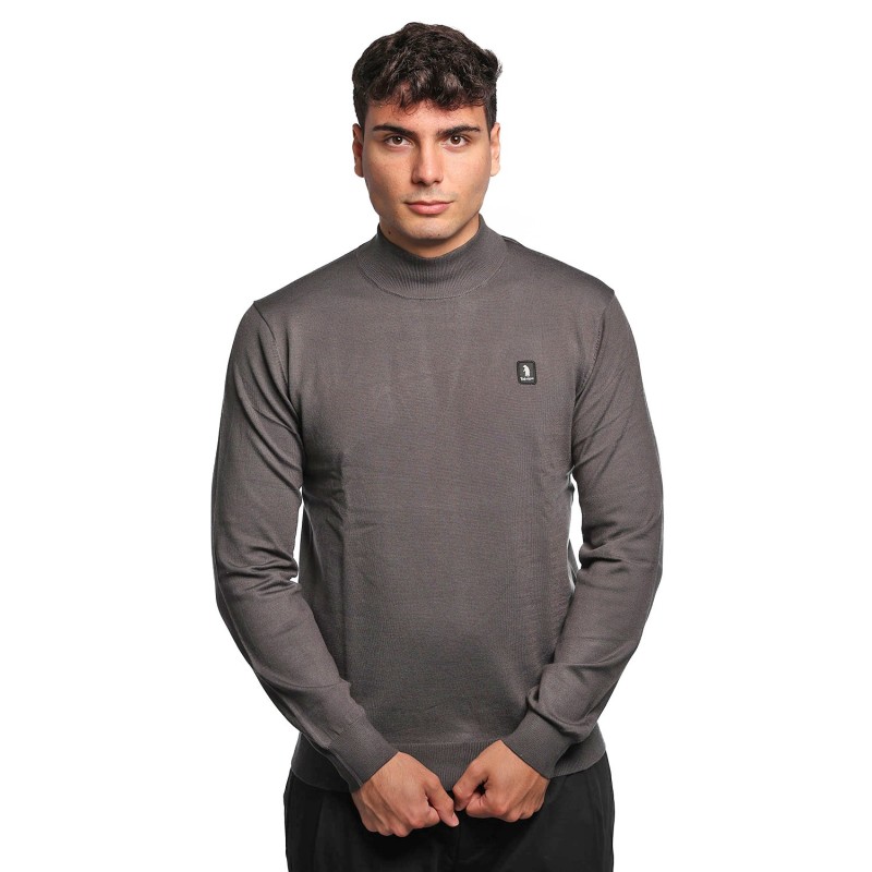maglioncino refrigue UOMO GRIGIO ASPHALT - 2811W00186 vista frontale