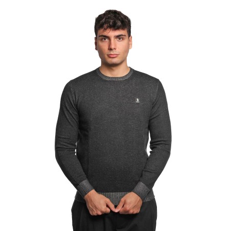 maglioncino refrigue UOMO BLACK - 2811W00182 vista frontale