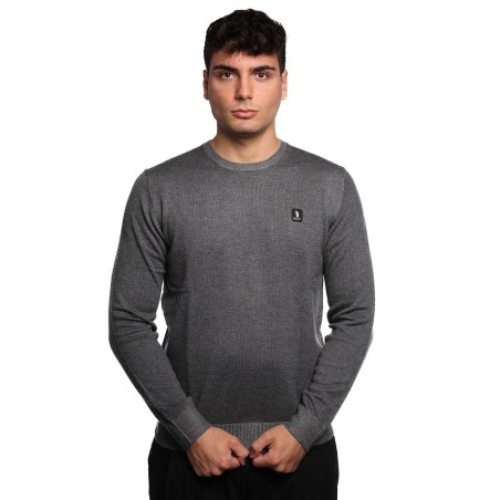 maglioncino refrigue UOMO GRIGIO ASPHALT - 2811W00182 vista frontale