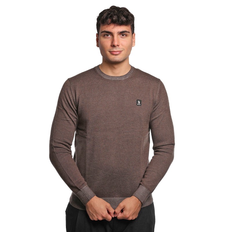 maglioncino refrigue UOMO BROWN - 2811W00182 vista frontale