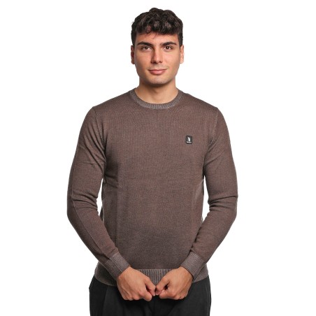 maglioncino refrigue UOMO BROWN - 2811W00182 vista frontale