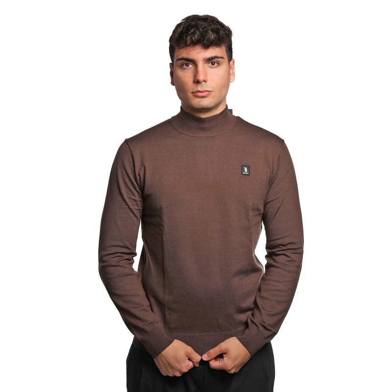 maglioncino refrigue UOMO BROWN - 2811W00186 vista frontale