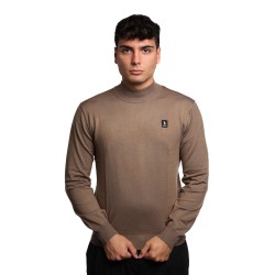 maglioncino refrigue UOMO BEIGE SCURO TAUPE - 2811W00186 vista frontale