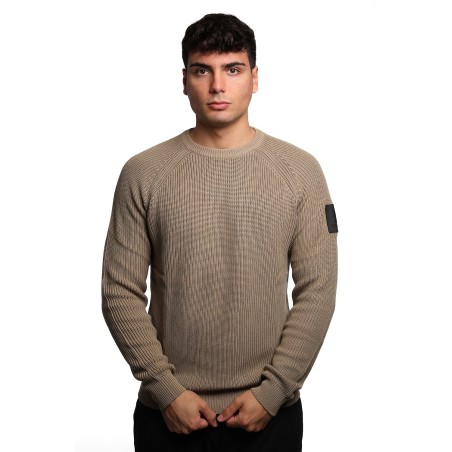 maglione refrigue UOMO VERDE CHIARO SAGE - 2811W00178 vista frontale