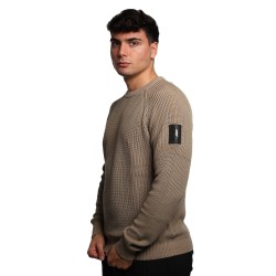 maglione refrigue UOMO VERDE CHIARO SAGE - 2811W00178 vista laterale