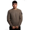 maglione refrigue UOMO BEIGE SCURO TAUPE - 2811W00178 vista frontale