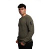 maglione refrigue UOMO VERDE MILITARY - 2811W00178 vista laterale