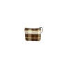 pochette marc ellis DONNA COCOA - BUBY CHECK CLUTCH vista posteriore
