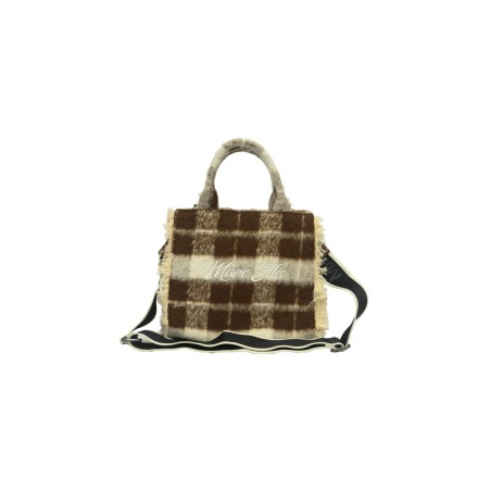 borsa marc ellis DONNA COCOA - BUBY CHECK S vista frontale