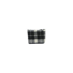 pochette marc ellis DONNA BLACK - BUBY CHECK CLUTCH vista posteriore