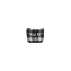 pochette marc ellis DONNA BLACK - BUBY CHECK CLUTCH vista frontale
