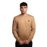 maglioncino refrigue UOMO MARRONE CHIARO HAVANA - 2811W00156 vista frontale