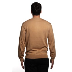 maglioncino refrigue UOMO MARRONE CHIARO HAVANA - 2811W00156 vista posteriore