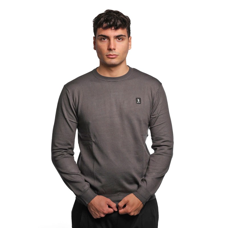 maglioncino refrigue UOMO GRIGIO ASPHALT - 2811W00156 vista frontale