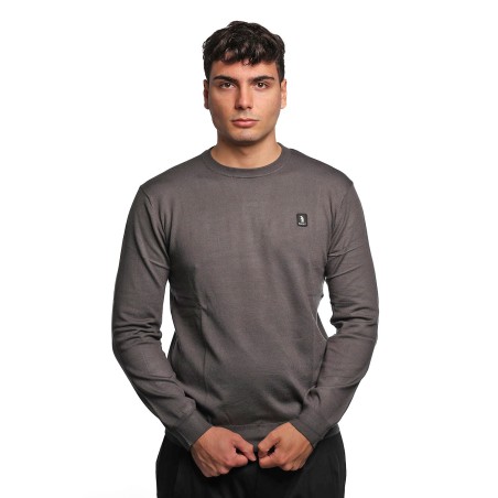 maglioncino refrigue UOMO GRIGIO ASPHALT - 2811W00156 vista frontale