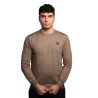maglioncino refrigue UOMO MARRONE FANGO TAUPE - 2811W00156 vista frontale