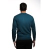 maglioncino refrigue UOMO VERDE PETROLIO POSEIDON - 2811W00156 vista posteriore