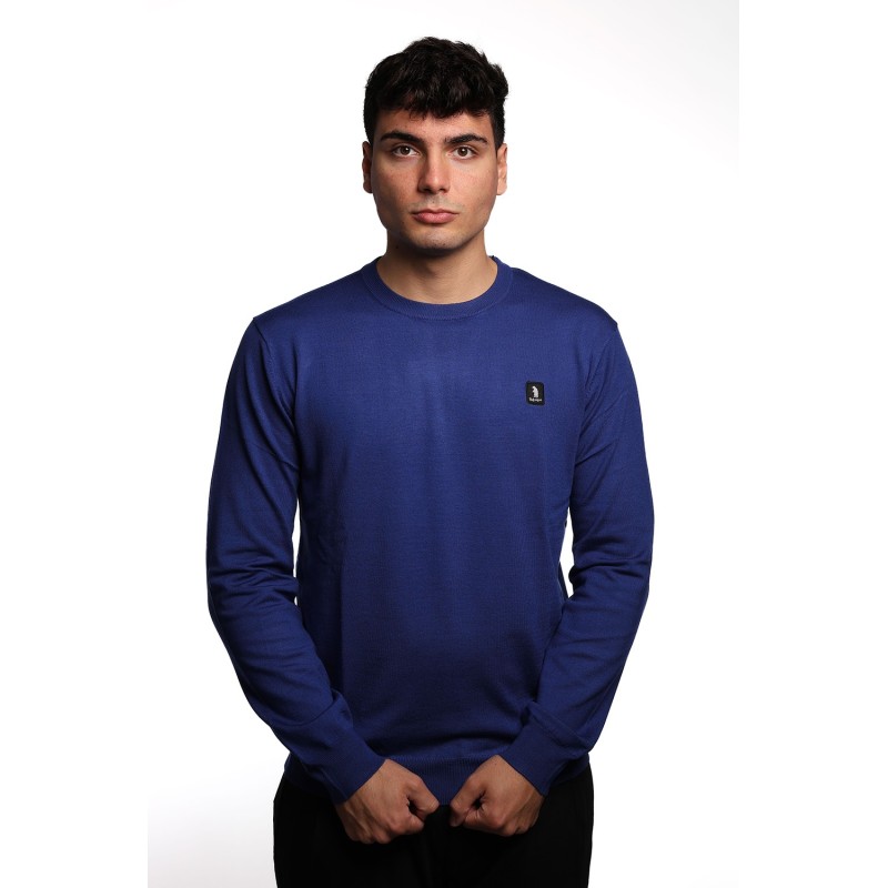 maglioncino refrigue UOMO BLU ELETTRICO BLUE - 2811W00156 vista frontale