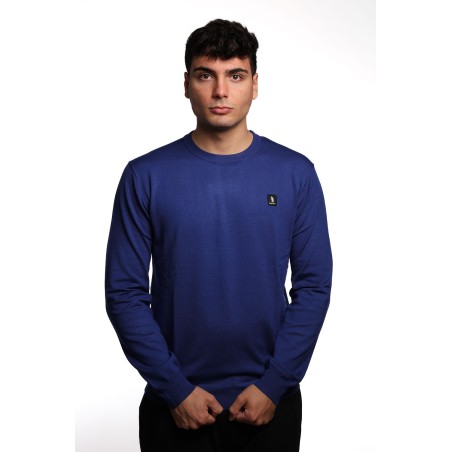 maglioncino refrigue UOMO BLU ELETTRICO BLUE - 2811W00156 vista frontale