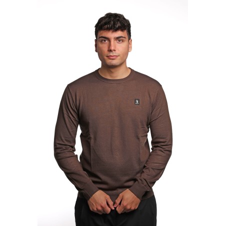 maglioncino refrigue UOMO BROWN - 2811W00156 vista frontale