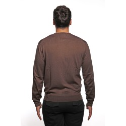 maglioncino refrigue UOMO BROWN - 2811W00156 vista posteriore