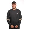 felpa maison 9 paris UOMO NERA E BEIGE - M9MF2541 vista frontale