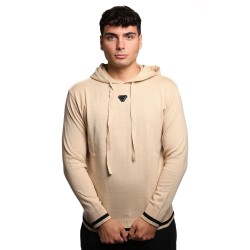 maglioncino maison 9 paris UOMO BEIGE CHIARO - M9ML1337 vista frontale