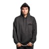 felpa gcds UOMO 99 BLACK - B2EM1904JD1 vista frontale cappuccio