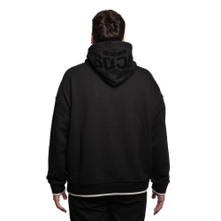 felpa gcds UOMO 99 BLACK - B2EM1904JD1 vista posteriore