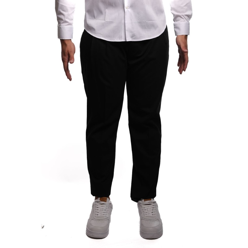 pantalone entre amis UOMO 2007 BLACK - A268604/2654 vista frontale