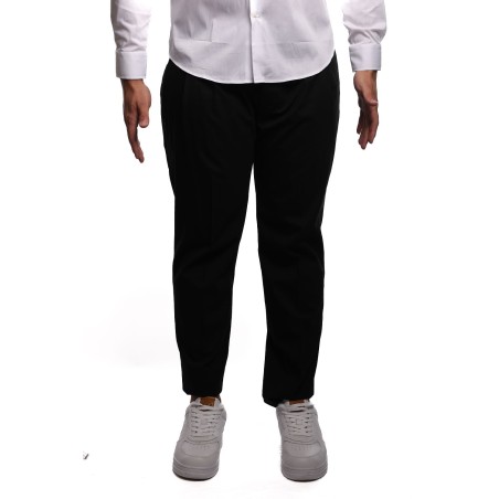 pantalone entre amis UOMO 2007 BLACK - A268604/2654 vista frontale