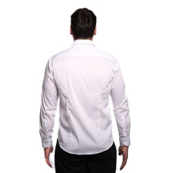 camicia alessandro lamura UOMO BIANCA 1 - SAM01 vista posteriore