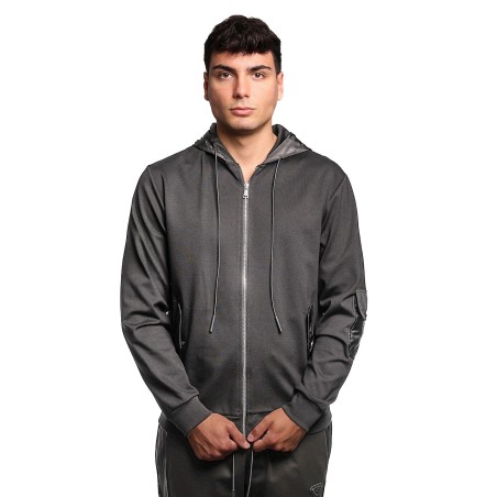 felpa maison 9 paris UOMO NERO/NERO - M9MF2548 vista frontale