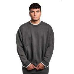 felpa gcds UOMO 99 BLACK - B2EM1503JD1 vista frontale