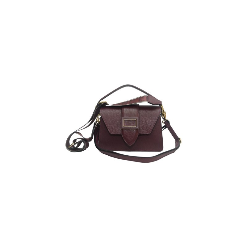 borsa marc ellis DONNA BURGUNDY E GOLD - KOURTNEY M DO vista frontale