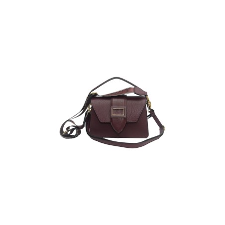 borsa marc ellis DONNA BURGUNDY E GOLD - KOURTNEY M DO vista frontale