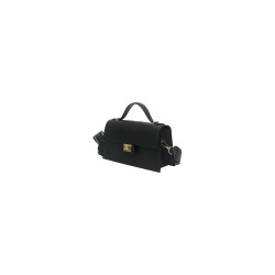 borsa marc ellis DONNA BLACK E LIGHT GOLD - FLAT ARROW M vista laterale