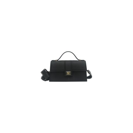 borsa marc ellis DONNA BLACK E LIGHT GOLD - FLAT ARROW M vista frontale