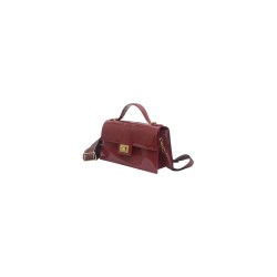 borsa marc ellis DONNA ROSSA E ORO RUBINO/LIGHT GOLD - FLAT ARROW M vista laterale
