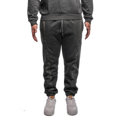 pantalone tuta maison 9 paris UOMO NERO/NERO - M9P4392 vista frontale