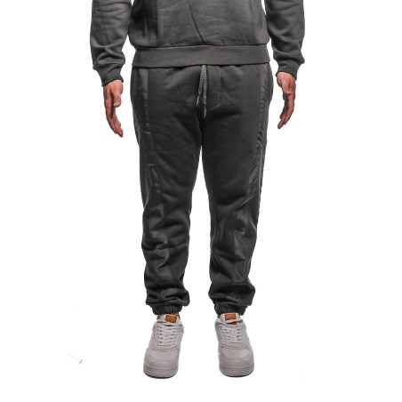 pantalone tuta maison 9 paris UOMO NERO/NERO - M9P4392 vista frontale