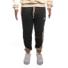 pantalone tuta maison 9 paris UOMO NERO E BEIGE - M9P4407 vista frontale