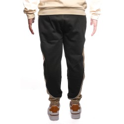 pantalone tuta maison 9 paris UOMO NERO E BEIGE - M9P4407 vista posteriore
