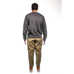 pantalone maison 9 paris UOMO VERDE - M9P4393 vista completo posteriore