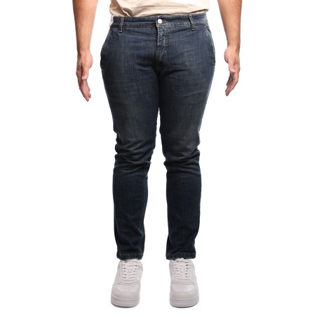 jeans entre amis UOMO BLU SCURO 4039 DENIM BLUE - A2682522835L2055 vista frontale