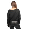 maglione jijil DONNA 002 NERO - JPI25MK030 vista posteriore