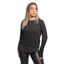 maglioncino sun68 DONNA 11 NERO - K45226 vista frontale