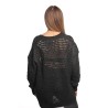cardigan jijil DONNA 0002 NERO - JPI25MK023 vista posteriore