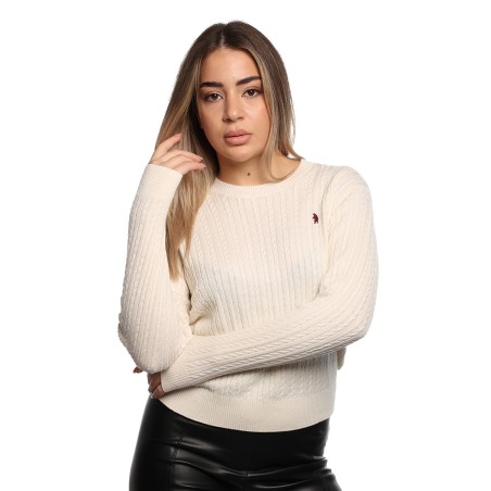 maglioncino refrigue DONNA AVORIO BUTTER - 2821W00109 vista frontale